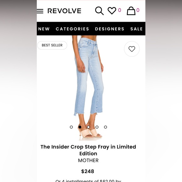 The Insider Crop Step Fray 
MOTHER - Picture 3 of 9